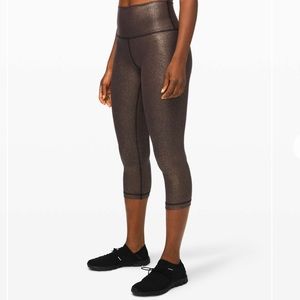 Lululemon Wunder Under High Rise Crop